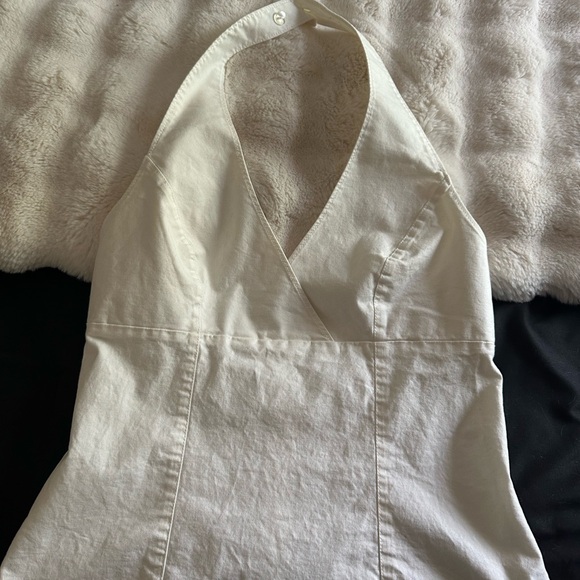 Tommy Bahama White Halter Top - Picture 1 of 3